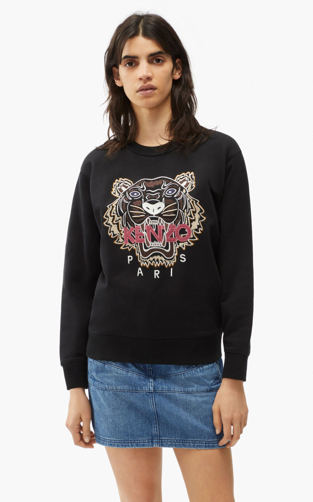 Kenzo Tiger Sweatshirt Dam | 26513-WEOX